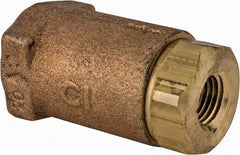 Conbraco - 1/4" Bronze Check Valve - Inline, FNPT x FNPT - Caliber Tooling