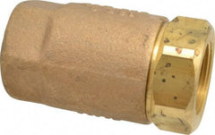 Conbraco - 1-1/4" Bronze Check Valve - Inline, FNPT x FNPT - Caliber Tooling