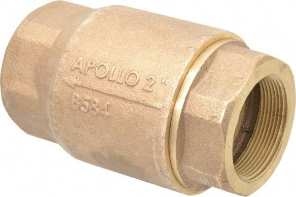 Conbraco - 2" Bronze Check Valve - Inline, FNPT x FNPT - Caliber Tooling