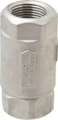 Conbraco - 3/4" Stainless Steel Check Valve - Inline, FNPT x FNPT - Caliber Tooling