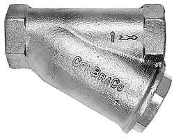 Conbraco - 1/8" Pipe, FNPT Ends, Cast Bronze Y-Strainer - 400 psi WOG Rating - Caliber Tooling