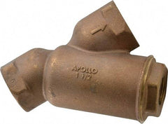 Conbraco - 1-1/2" Pipe, FNPT Ends, Cast Bronze Y-Strainer - 400 psi WOG Rating - Caliber Tooling