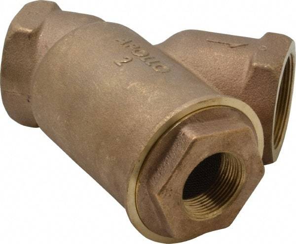 Conbraco - 2" Pipe, FNPT Ends, Cast Bronze Y-Strainer - 400 psi WOG Rating - Caliber Tooling