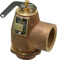 Conbraco - 3/4" Inlet, 1" Outlet, ASME Safety Relief Valve - 35 Max psi, Bronze, 790,000 BTUs - Caliber Tooling