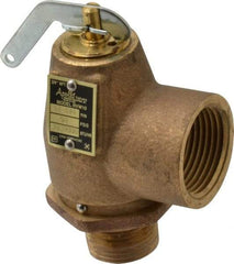 Conbraco - 3/4" Inlet, 1" Outlet, ASME Safety Relief Valve - 50 Max psi, Bronze, 1,035,000 BTUs - Caliber Tooling