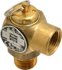 Conbraco - 1/2" Inlet, 1/2" Outlet, ASME Safety Relief Valve - 40 Max psi, Bronze, 305,000 BTUs - Caliber Tooling