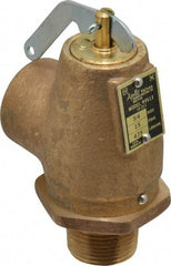 Conbraco - 3/4" Inlet, 3/4" Outlet, ASME Low Pressure Steam Heating Relief Valve - 15 Max psi, Bronze, 475 Lb per Hour - Caliber Tooling