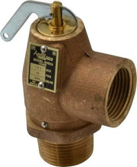 Conbraco - 1" Inlet, 1" Outlet, ASME Low Pressure Steam Heating Relief Valve - 15 Max psi, Bronze, 643 Lb per Hour - Caliber Tooling