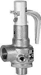 Conbraco - 1-1/4" Inlet, 1-1/2" Outlet, High Pressure Safety Relief Valve - 150 Max psi, Bronze, 4,236 Lb per Hour - Caliber Tooling