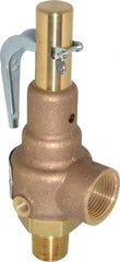 Conbraco - 3/4" Inlet, 1" Outlet, High Pressure Safety Relief Valve - 75 Max psi, Bronze, 898 Lb per Hour - Caliber Tooling