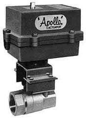 Apollo - 1" Pipe, 2,000 psi WOG Rating Carbon Steel Electric Actuated Ball Valve - Standard Port, 150 psi WSP Rating, Threaded (NPT) End Connection - Caliber Tooling