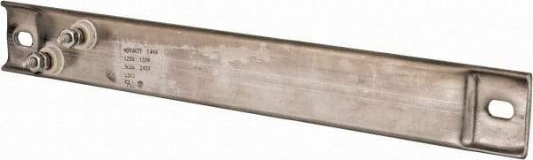 Hotwatt - 240 Volt, 500 Watt, 12" Long Channel Strip Heater - 7-1/4" Hot Length, 25 Watt per Sq In - Caliber Tooling