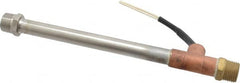 Hotwatt - 6.37" Long 400 Watt Inline Heater - 22 Watt/Sq In, 120 Volt, 12 Leads - Caliber Tooling