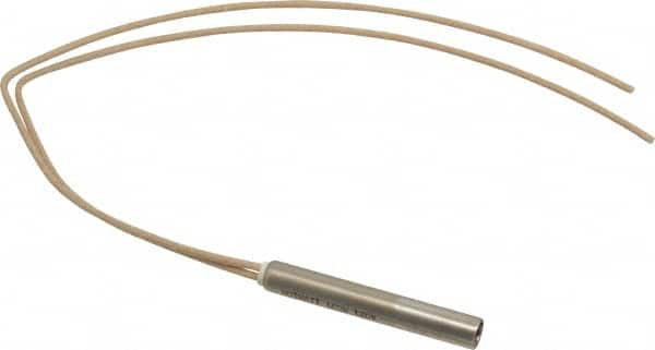 Hotwatt - 120 Volt, 3/8" Diam, 100 Watt, Low Density Cartridge Heater - 2-1/2" Long, 40 Watts per Sq In - Caliber Tooling