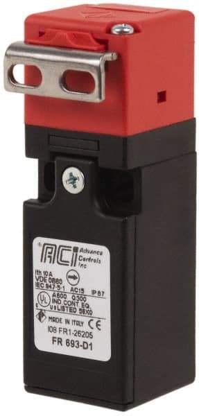 ACI - 10 Amp, 24-300 VDC, 250-600 VAC, 3 Pole Fused Safety Switch - 10 Amp, 24-300 VDC, 250-600 VAC, 1.21 Inch Wide x 1.21 Inch Deep x 3.66 Inch High, Nonmetallic, NO/2NC Contact Configuration - Caliber Tooling