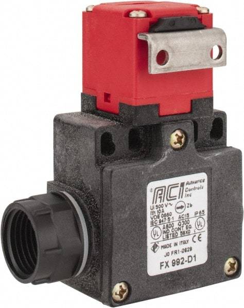 ACI - 10 Amp, 24-300 VDC, 250-600 VAC, 2 Pole Fused Safety Switch - 10 Amp, 24-300 VDC, 250-600 VAC, 1.969 Inch Wide x 1.24 Inch Deep x 3.41 Inch High, Nonmetallic, 2NC Contact Configuration - Caliber Tooling