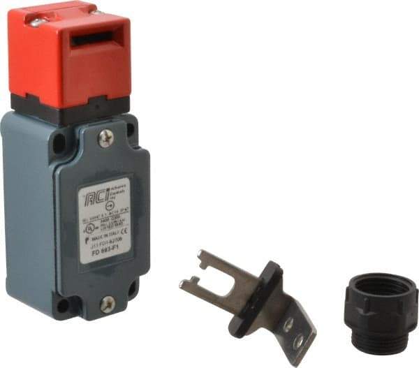 ACI - 10 Amp, 24-300 VDC, 250-600 VAC, 2 Pole Fused Safety Switch - 10 Amp, 24-300 VDC, 250-600 VAC, 1.57 Inch Wide x 1-1/2 Inch Deep x 4.29 Inch High, Nonmetallic, NO/NC Contact Configuration - Caliber Tooling