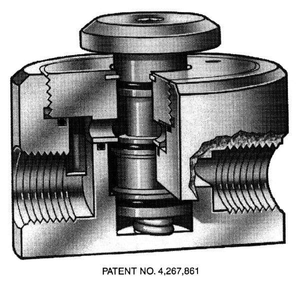 Simtech - 1-1/2" Pipe, PVC Manually Operated Plumbing Valve - EPDM Seal, MNPT - Caliber Tooling