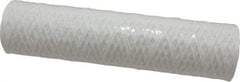 Parker - 2-1/2" OD, 5µ, Cotton String-Wound Cartridge Filter - 10" Long - Caliber Tooling