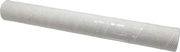 Parker - 2-1/2" OD, 10µ, Cotton String-Wound Cartridge Filter - 20" Long - Caliber Tooling