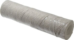 Parker - 2-1/2" OD, 10µ, Acetate Cotton String-Wound Cartridge Filter - 10" Long - Caliber Tooling