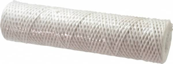 Parker - 2-1/2" OD, 25µ, Acetate Cotton String-Wound Cartridge Filter - 10" Long - Caliber Tooling