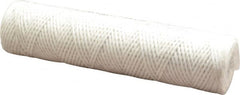 Parker - 2-1/2" OD, 10µ, Acetate Cotton String-Wound Cartridge Filter - 10" Long - Caliber Tooling