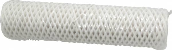 Parker - 2-1/2" OD, 50µ, Acetate Cotton String-Wound Cartridge Filter - 10" Long - Caliber Tooling