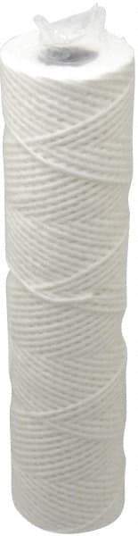 Parker - 2-1/2" OD, 10µ, Cotton String-Wound Cartridge Filter - 10" Long - Caliber Tooling