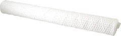 Parker - 2-1/2" OD, 50µ, Acetate Cotton String-Wound Cartridge Filter - 20" Long - Caliber Tooling