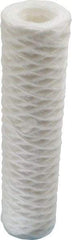 Parker - 2-1/2" OD, 1µ, Polypropylene Cotton String-Wound Cartridge Filter - 10" Long - Caliber Tooling