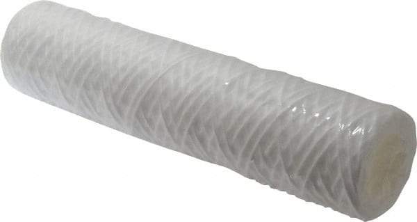 Parker - 2-1/2" OD, 50µ, Polypropylene Cotton String-Wound Cartridge Filter - 10" Long - Caliber Tooling