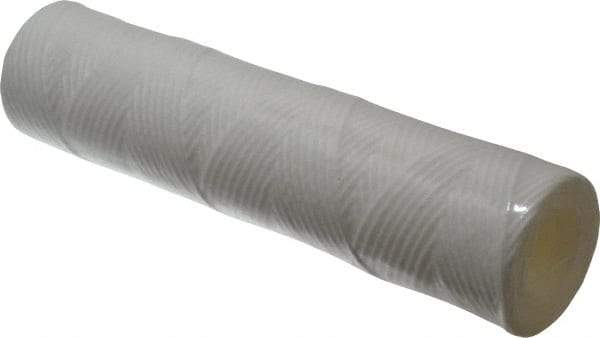 Parker - 2-1/2" OD, 10µ, Polypropylene Cotton String-Wound Cartridge Filter - 10" Long - Caliber Tooling