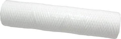 Parker - 2-1/2" OD, 25µ, Polypropylene Cotton String-Wound Cartridge Filter - 10" Long - Caliber Tooling