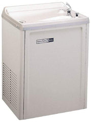 Halsey Taylor - 13.5 GPH Cooling Capacity Compact Flush Wall Mounted Water Cooler & Fountain - Vinyl Cabinet, 690 Watts, 7.5 Full Load Amperage, 0.2 hp - Caliber Tooling