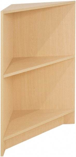 ECONOCO - 1 Shelf, Closed Shelving Corner Block - 20 Inch Wide x 20 Inch Deep x 38 Inch High, Maple - Caliber Tooling