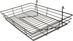 ECONOCO - 4-1/2 High, Open Shelving Accessory/Component - Semi-Gloss Finish, 24" Long, Use with Wire Grid Panels - Caliber Tooling