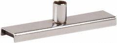 ECONOCO - Open Shelving Accessory/Component - Chrome Plated Finish, 4" Long, Use with 1/4" & 3/8" Threaded Stem - Caliber Tooling