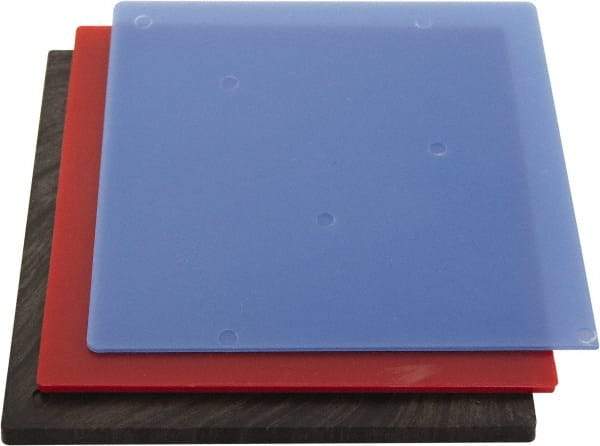 Precision Brand - 250 Piece, 4" Wide x 8" Long Polystyrene Masonry Shim - Blue, ±10% Tolerance - Caliber Tooling