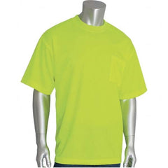 PIP - Size 5XL Hi-Vis Yellow High Visibility Short Sleeve T-Shirt - Caliber Tooling