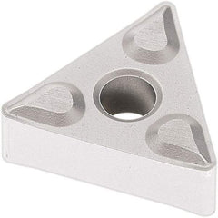 Seco - TNMG332 FF1 Grade TP1501 Carbide Turning Insert - Al2O3 Finish, 60° Triangle, 3/8" Inscr Circle, 3/16" Thick, 1/32" Corner Radius - Caliber Tooling