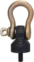 Jergens - 24,000 Lb Load Capacity Hoist Ring - 1-1/2 - 6 Thread, 2-1/4" Thread Length, Alloy Steel - Caliber Tooling