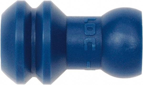 Loc-Line - 1/4" Hose ID, Male to Male Coolant Hose Lathe Adapter - Unthreaded, For Loc-Line Modular Hose Systems - Caliber Tooling