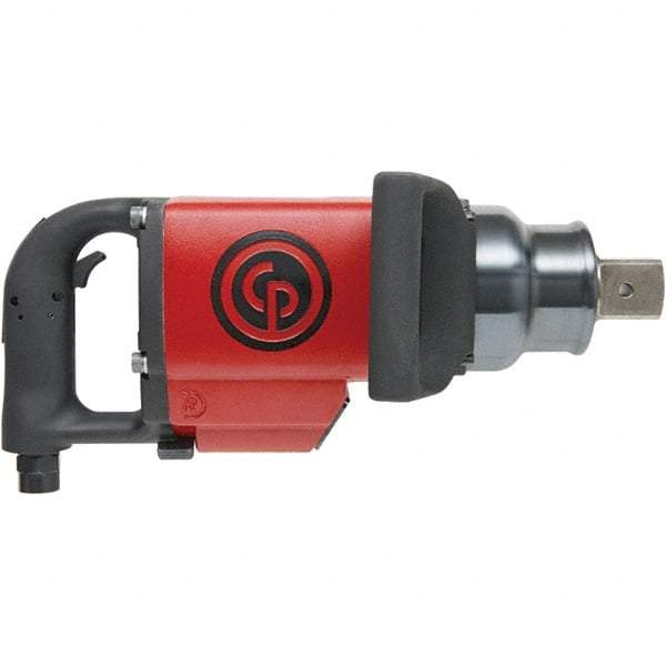 Chicago Pneumatic - 1-1/2" Drive, 3,500 RPM, 3,600 Ft/Lb Torque Impact Wrench - D-Handle, 51.5 CFM, 90 psi, 1/2" NPT Inlet - Caliber Tooling