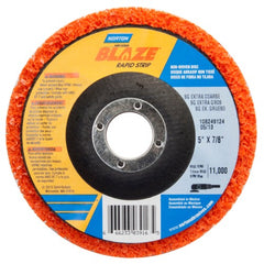 5″ Depressed Center Finishing Disc Rapid Strip Extra Coarse Grit - Caliber Tooling