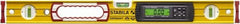 Stabila - 24" Long 3 Vial Box Beam Level - Aluminum, Yellow, 2 Plumb & 1 Level Vials - Caliber Tooling