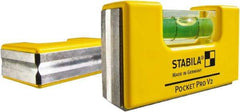 Stabila - Tubular & Pocket Levels Mounting Type: Pocket Clip Mounting Direction: Horizontal/Vertical - Caliber Tooling