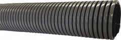 Flexaust - 3" ID, 29 Hg Vac Rating, 9 psi, Polyethylene Vacuum & Duct Hose - 50' Long, Gray, 7-1/2" Bend Radius, -40 to 140°F - Caliber Tooling