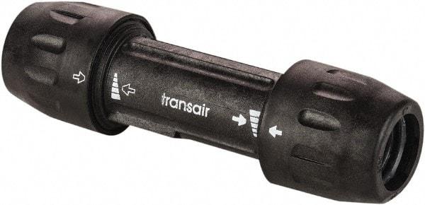 Transair - 1/2" ID, 16.5mm OD, Union - Plastic, 232 Max psi, 4-3/4" Long - Caliber Tooling