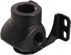 Transair - Three Port Wall Bracket - Plastic, 232 Max psi, 3/4 & 1/2 & 1/4 Female NPT, 3-5/16" Long - Caliber Tooling